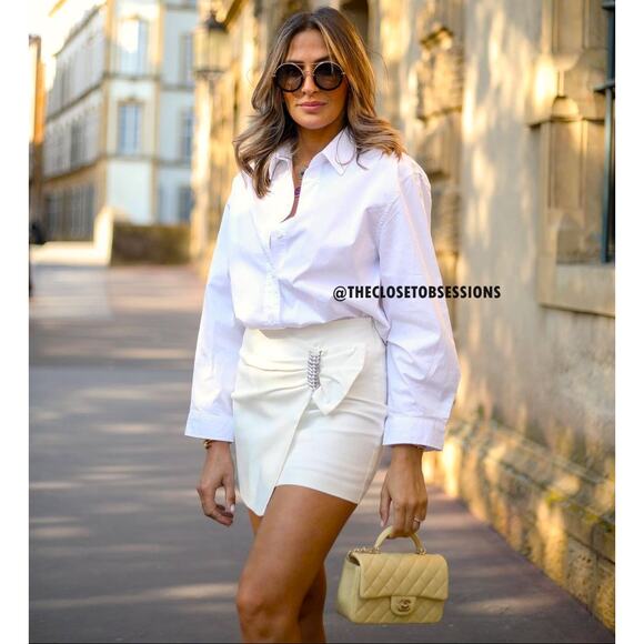 ZARA BLOGGER FAVE!!! High-Waisted Mini Skirt NWT LAST ONE!!! - Picture 6 of 16